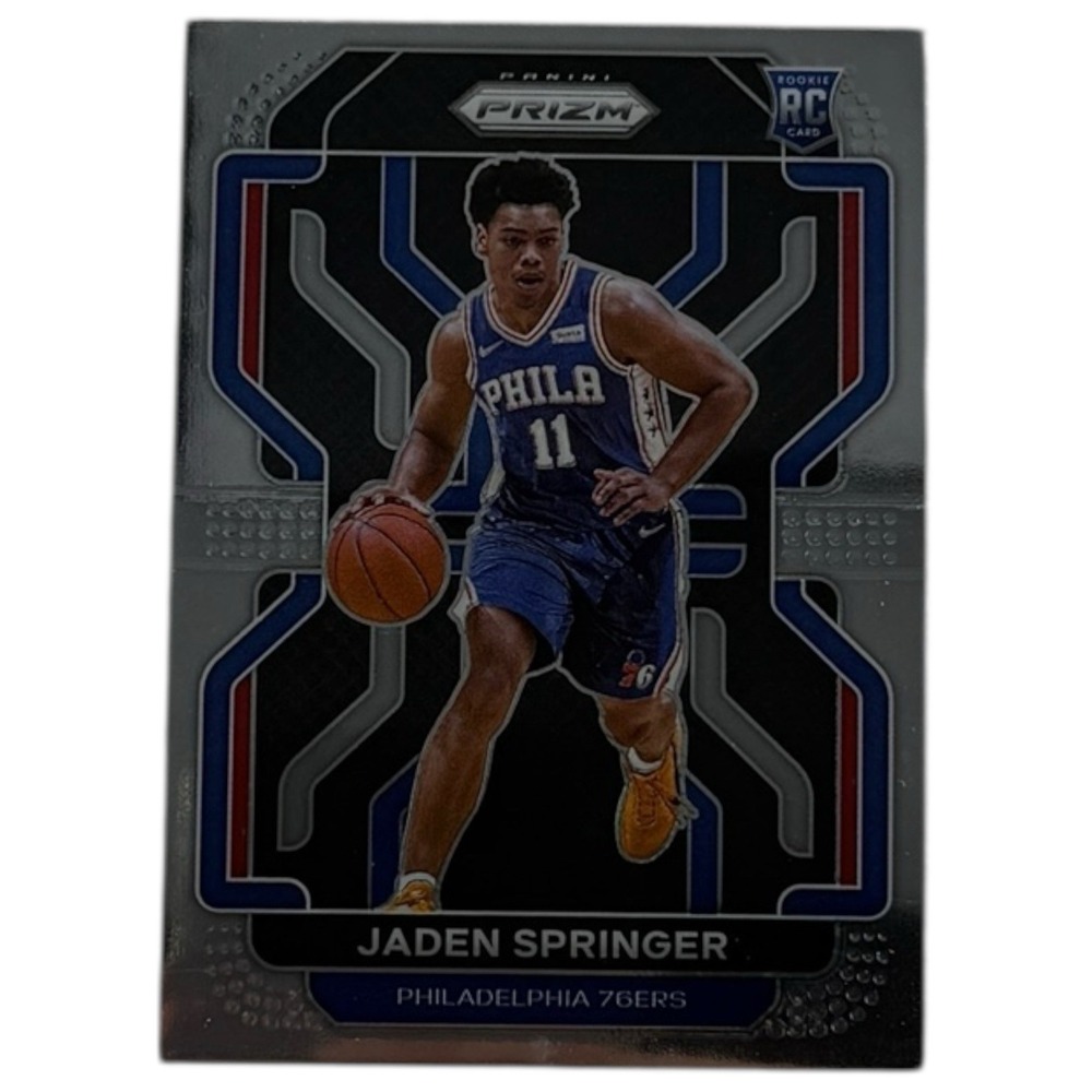 2021-22‎ Panini Prizm #317 Jaden Springer RC 76ERS